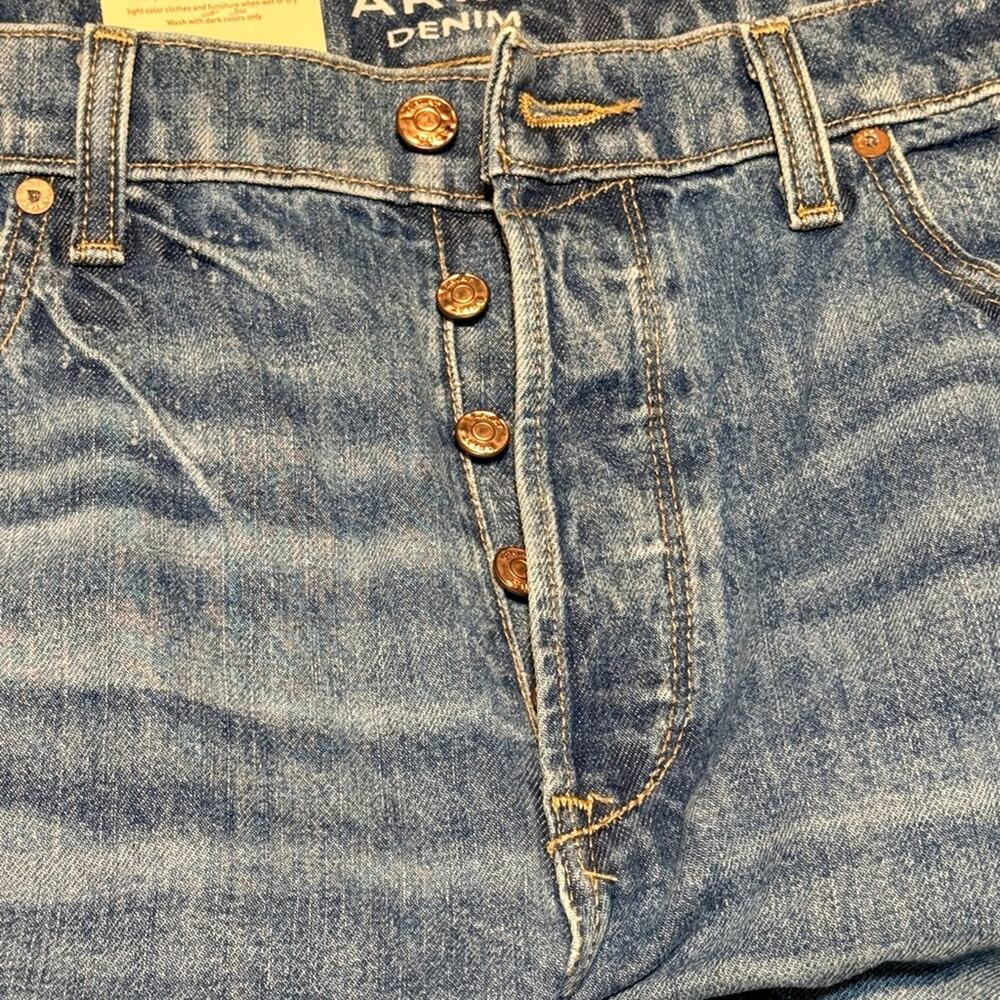 Ariat Womens Ultra High Rise Tomboy Wide Jeans - Picture 6 of 7